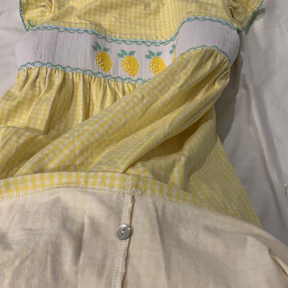 SERENDIPITY Shrimp & Grits Kids Lemons Dress. Size.8 - Picture 9 of 9